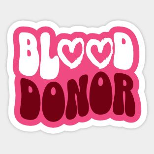 blood donor Sticker